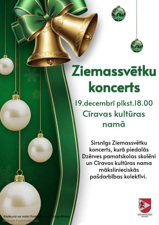 19. dec. Svētku koncerts Cīravā